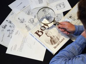 Supporting image for story: Drawings by Roald Dahl for memoir Boy to be sold at auction