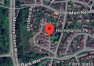 Aerial view of the park homes site at Ketley Bank. Picture: Google Maps