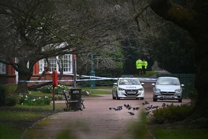 West Park was closed off to the public on Friday following the suspected murder