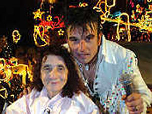 Supporting image for story: Eunice's sparkling Elvis display