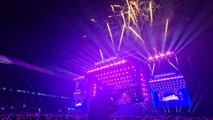Fireworks at Villa Park for Black Sabbath final show