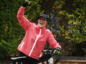 Supporting image for story: Katharine House Hospice nurse cycles 150 miles to raise funds
