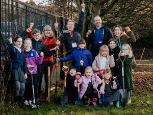 Supporting image for story: Pupils plant new trees as part of campaign at Shrewsbury school