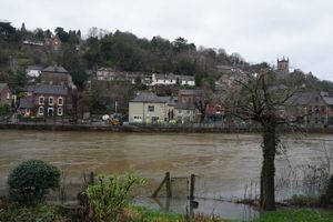 The Severn has been described as "very swollen". Photo: Nick Potts/PA Wire