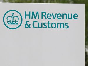 An HM Revenue & Customs sign