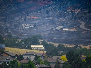 Supporting image for story: Progress made against California wildfire as thunderstorms forecast