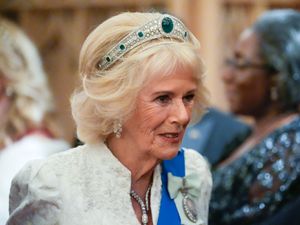 Supporting image for story: Camilla wears Eugenie’s wedding day tiara to glittering Windsor reception
