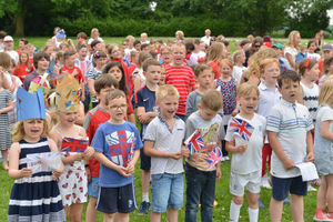 Supporting image for story: The Queen at 90: Rain fails to dampen revellers' spirits as Shropshire celebrates