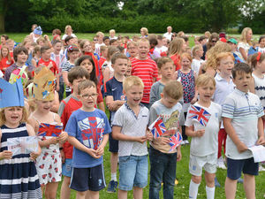 Supporting image for story: The Queen at 90: Rain fails to dampen revellers' spirits as Shropshire celebrates