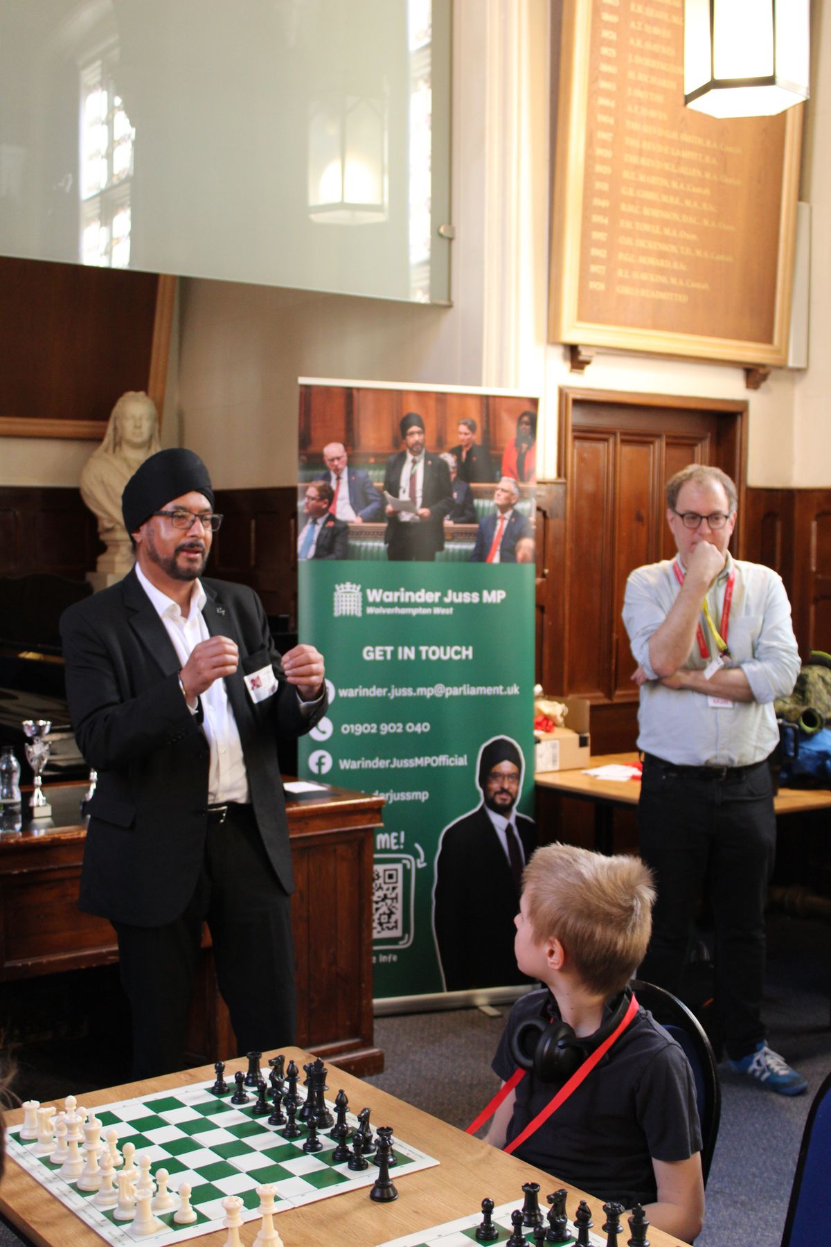 Wolverhampton MP co-hosts chess tournament for local schools