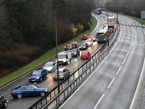 Supporting image for story: A442 closed in Telford bridge incident