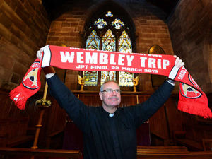 Supporting image for story: Saddlers supporting Cannock vicar swaps sermons for stadium