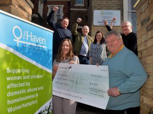 Supporting image for story: Goodyear workers donate £20,000 towards safe house for domestic abuse victims