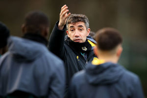 Wolves players at Compton - Norwich preparations (Getty)