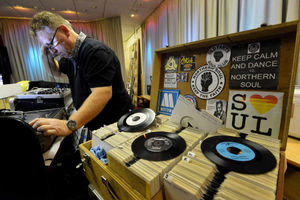 Spinning the discs is DJ Gary Parker.