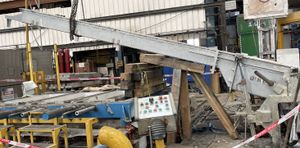 The worker was trapped for more than 20 minutes before he was freed. Photo: HSE