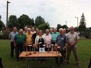 Supporting image for story: Woodturners support local cancer charity