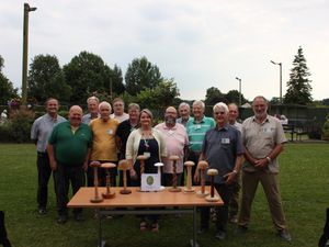 Supporting image for story: Woodturners support local cancer charity