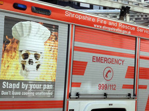 Supporting image for story: Barbecue fire spreads to Telford house