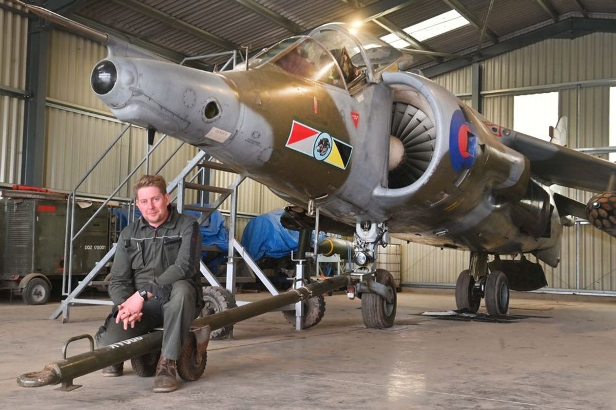 'Too important not to be seen': Aviation history brought to life in Shropshire with working Harrier GR.3 and Rudolf Hess’s Messerschmitt