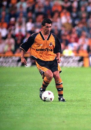 Thompson during his Wolves testimonial versus Chelsea in July 1996