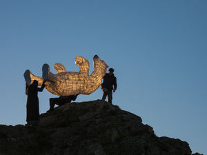 Clarion the Polar Bear by Bamber Hawes. Picture: Andrew Fusek Peters