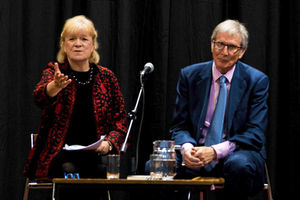 Polly Toynbee and David Walker proved a big hit with the audience during their talk as part of Wellington Literary Festival 2015