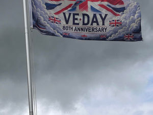 Supporting image for story: "We were furious, not only because of the damage itself, but the lack of respect to those who gave everything in service for the country," Llandrindod Wells legion leader says after vandalism to VE Day flag