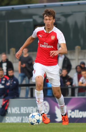 Krystian Bielik while a youth prospect at Arsenal, who paid £2.5million to bring him from his native Poland as a 17-year-old. Bielik had a loan at Walsall in 2017/18 but he failed to make a single appearance for the Saddlers. (Photo: Joshjdss)