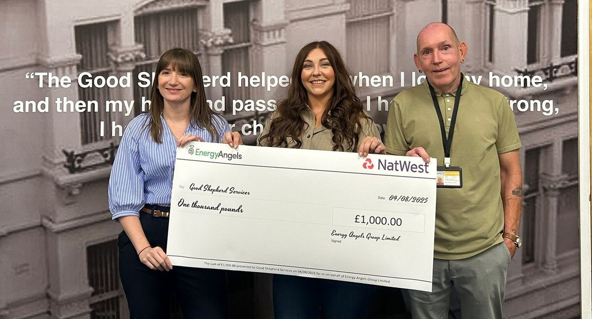Wolverhampton homeless support charity gets funding boost after receiving generous donation from energy management service