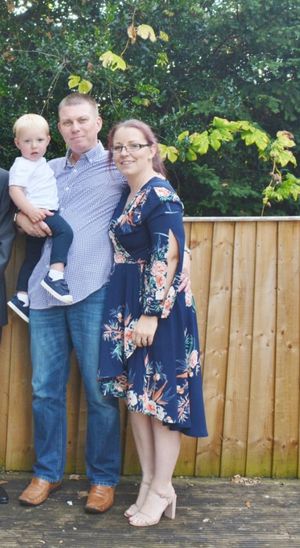 Della and Martin with their son Jamie Gadd