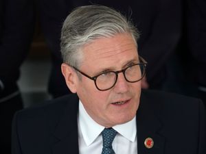 Prime Minister Sir Keir Starmer speaks on the phone to US President Donald Trump during a visit to the West Midlands