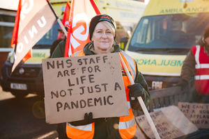 Jacqueline Murphy, GMB Union's rep at Donnington Ambulance Hub, Telford