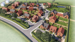 A computer generated image of how the development could look. Picture: Shropshire Council planning portal.