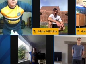 Supporting image for story: Shrewsbury's Dave Edwards does online PE sessions with school