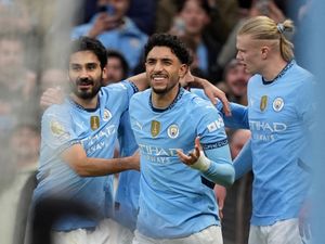 Supporting image for story: Omar Marmoush hits hat-trick as Manchester City ease to win over Newcastle