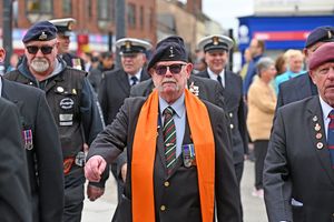 Veterans were among those taking part in the day