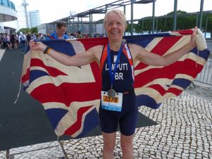 Supporting image for story: Triathlete Alison, 65, has ground-breaking robotic surgery on mouth tumour