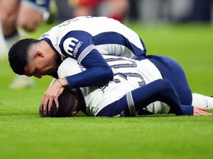 Supporting image for story: Tottenham’s Rodrigo Bentancur carried off on a stretcher with worrying injury