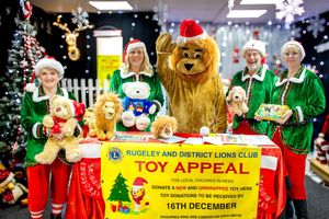 Rugeley and District Lions Club launch Toy Appeal.
