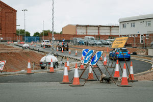 The new link road in Kidderminster