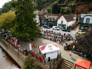 Bridgnorth Arts Festival 2024. In picture: Quayside stage
