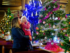 Supporting image for story: GALLERY: Trees turn historic Cannock church into winter wonderland