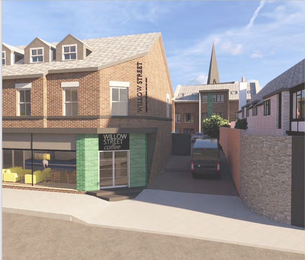Plans submitted for apartments and coffee shop in Oswestry