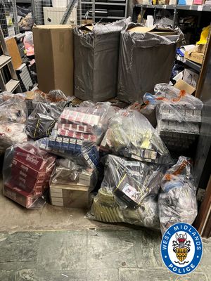 More than 4,000 illegal packets of tobacco were seized in the raids