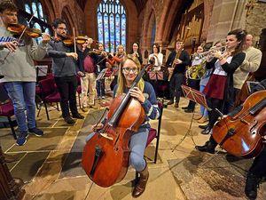 Supporting image for story: Kinver church sets up full 32-piece symphony orchestra