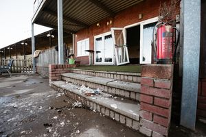 The clean-up operation has begun at West Mid Showground in Shrewsbury after the recent flooding