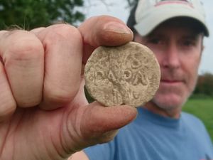 Supporting image for story: What a find! Medieval Papal seal found by metal detectorist in Oswestry
