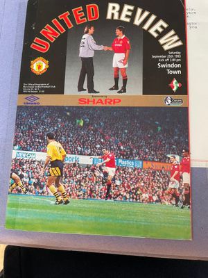 A Manchester United programme