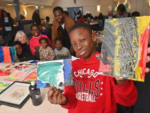 Supporting image for story: Walsall sickle cell disease charity Plasma of Hope's creative workshop deluged with talented children